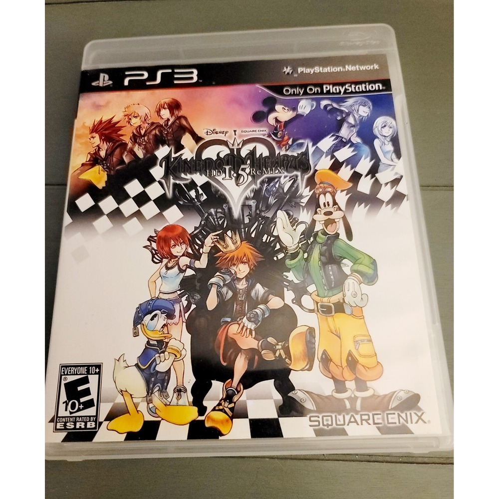 Playstation 3 PS3  Kingdom Of Hearts Hd 1.5 ReMIX Disney Original Box No Manual
